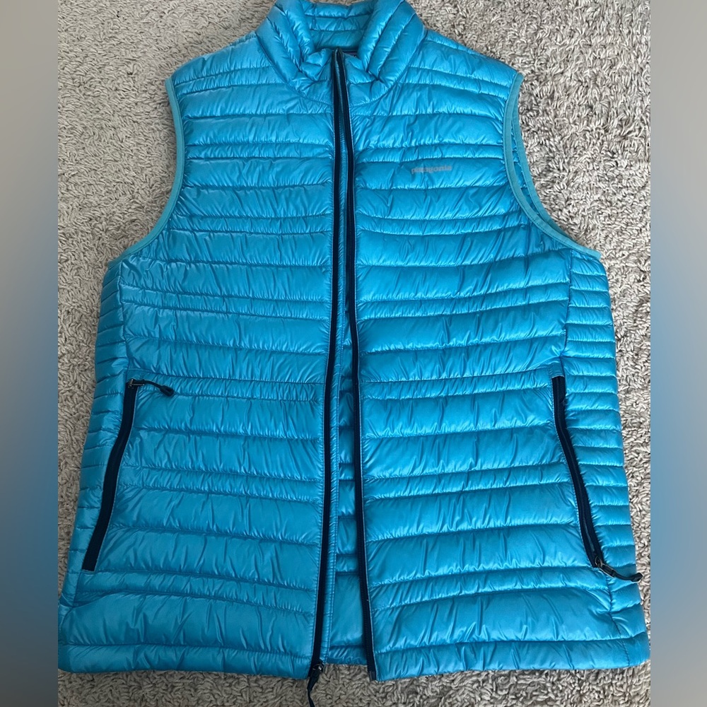 Men’s Patagonia Blue Puffer Vest